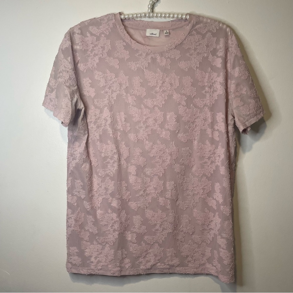 Wilfred by Aritzia Textured Floral Top